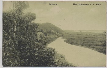 VERKAUFT !!!   AK Bad Hitzacker an der Elbe Elbpartie Feldpost 1917