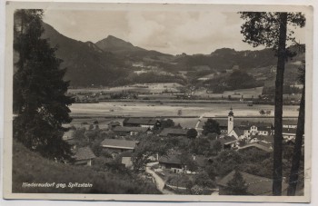 AK Foto Niederaudorf gegen Spitzstein Ortsansicht 1937
