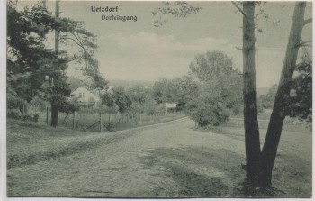 AK Uetzdorf Dorfeingang b. Lanke Wandlitz 1910