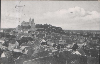 AK Breisach am Rhein Blick auf Münster 1907