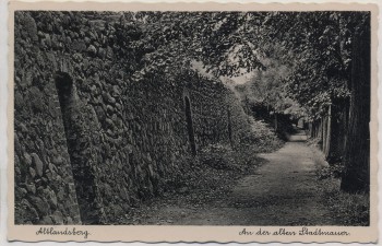 AK Foto Altlandsberg An der alten Stadtmauer 1935
