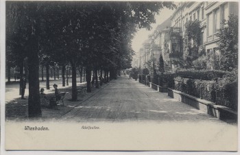 VERKAUFT !!!   AK Wiesbaden Adolfsallee 1904