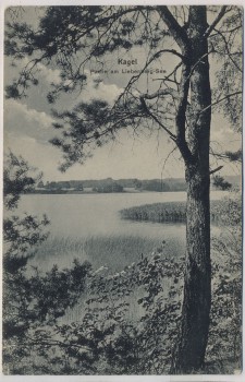 AK Kagel Partie am Liebenberg-See b. Grünheide (Mark) 1910