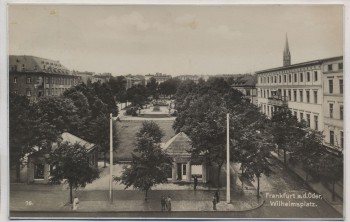 AK Foto Frankfurt a. d. Oder Wilhelmsplatz 1934