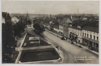 VERKAUFT !!!   AK Foto Spremberg Niederlausitz Dresdener Strasse 1931