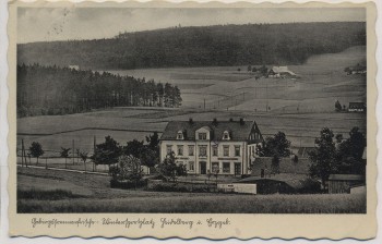 VERKAUFT !!!   AK Heidelberg im Erzgebirge Sommerfrische Gasthaus Saxonia b. Seiffen 1938