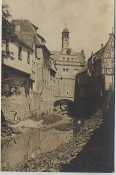 AK Foto Marktbreit am Main Rathaus Rückseite 1940