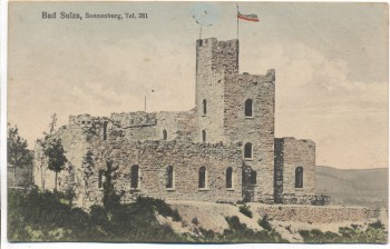 AK Bad Sulza Sonnenberg Tel. 281 Thüringen 1910
