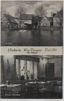 AK Bockwitz Krs. Torgau über Belgern Dorfidyll Konsum-Gaststätte 1967
