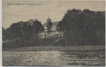 VERKAUFT !!!   AK Kurhaus Zippendorf bei Schwerin 1920 RAR