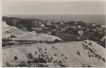 AK Foto Ostseebad Sassnitz Von den Kreidewerken gesehen Ortsansicht 1920