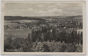 AK Foto Plaue-Bernsdorf Ortsansicht b. Flöha 1935