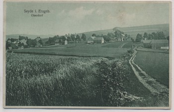 AK Seyde im Erzgebirge Oberdorf Erbgerichtsgasthof b. Hermsdorf Altenberg 1932