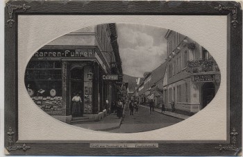 AK Gruss aus Neustadt an der Haardt Friedrichstraße mit Hotel Pfalzgraf 1916 RAR