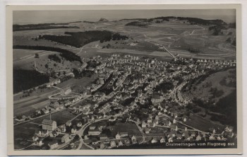 AK Foto Onstmettingen vom Flugzeug aus Luftbild Fliegeraufnahme 1935