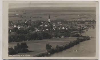 VERKAUFT !!!   AK Foto Markt Pleinting an der Donau Ortsansicht b. Vilshofen 1935
