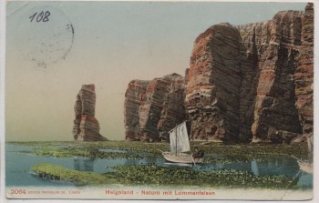 VERKAUFT !!!   AK Helgoland Naturn mit Lummenfelsen 1910