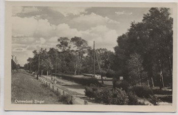 AK Foto Ostseebad Zingst Weg am Strand 1953
