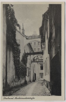 AK Stralsund Bechermacherstraße 1940