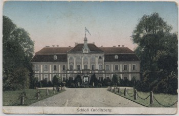 VERKAUFT !!!   AK Schloß Gröditzberg Grodziec b. Zagrodno Schlesien Polen 1909