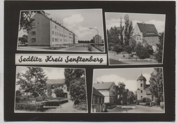 AK Mehrbild Sedlitz Kreis Senftenberg Schiller Straße Schulstraße ... 1967