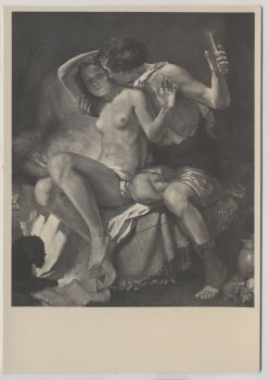 Künstler-AK Karl Truppe Bacchus und Ariadne Akt München Haus der Deutschen Kunst HDK 444 2 1935