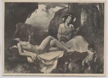 Künstler-AK Karl Truppe Jugend Akt München Haus der Deutschen Kunst HDK 412 2 1935