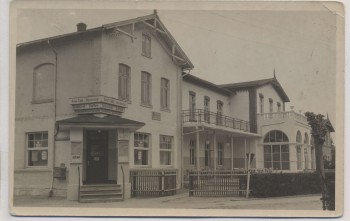AK Foto Kühlungsborn West Hotel Cafe Konditorei Steffen Ernst-Thälmann-Straße 1950 RAR