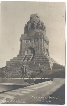 AK Völkerschlacht-Denkmal in Leipzig Feierkarte Sonderstempel Einweihung 18. Oktober 1913 Sammlerstück