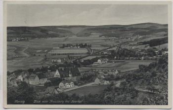 VERKAUFT !!!   AK Foto Merzig Blick vom Kreuzberg ins Saartal 1935