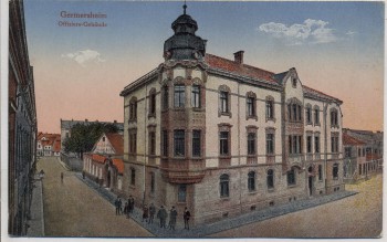 AK Germersheim Offiziers-Gebäude 1919