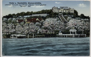 AK Werder (Havel) Hotel u. Gaststätte Bismarckhöhe 1938