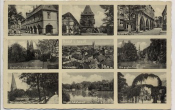 AK Mehrbild Soest Osthofentor Jacobi-Tor Marktstrasse ... 1938