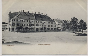 AK Miesbach Oberer Marktplatz 1912 RAR