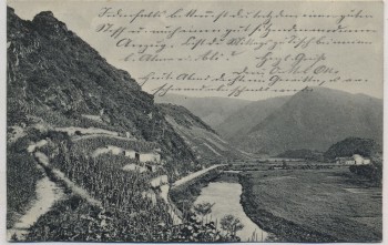 AK Altenahr Gebirgspartien mit Ahr 1912