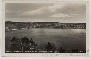 VERKAUFT !!!   AK Buckow (Märkische Schweiz) Ausblick von der Bollersdorfer Höhe 1953