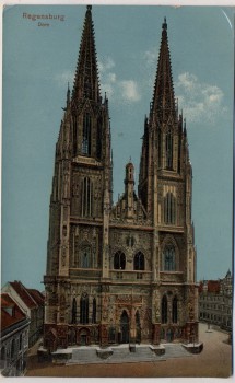 AK Regensburg Dom 1913