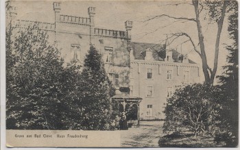 AK Gruss aus Bad Cleve Haus Freudenberg Kleve 1906 RAR