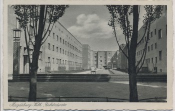 AK Magdeburg Calvörder Straße Wohnblock 1940 RAR