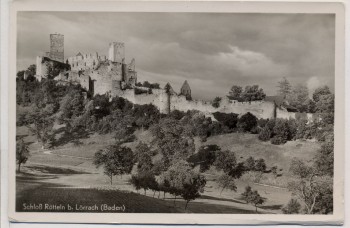 AK Foto Schloß Rötteln b. Lörrach Haagen 1954