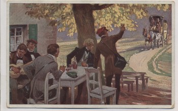 Künstler-AK Verein für Deutschtum im Ausland Was kommt dort von der Höh Paul Hey 1920