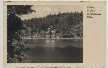 AK Ebnisee die Perle des Welzheimer Waldes Hotel und Pension b. Kaisersbach Welzheim 1940