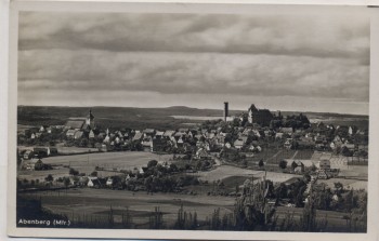 VERKAUFT !!!   AK Foto Abenberg Mittelfranken Ortsansicht 1940