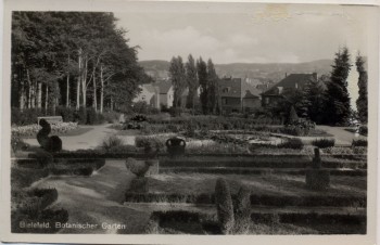 AK Foto Bielefeld Botanischer Garten 1940