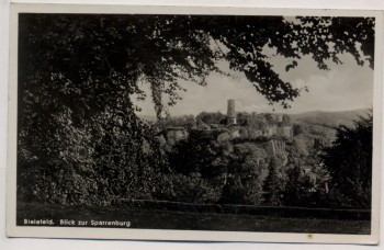 AK Foto Bielefeld Blick zur Sparrenburg 1940