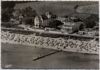 AK Foto Ostseebad Scharbeutz Berliner Hof Luftbild 1966