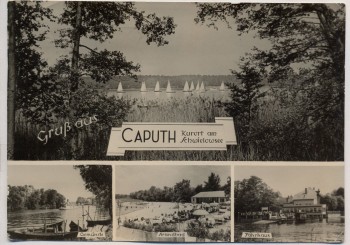 AK Mehrbild Caputh an der Havel Schwielowsee 1965