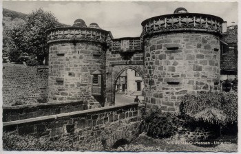 AK Foto Büdingen Hessen Untertor 1960