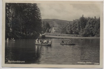 AK Foto Reinhardsbrunn See mit Booten b. Friedrichroda 1930