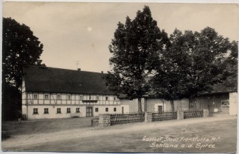 AK Foto Sohland an der Spree Gasthof Stadt Frankfurt 1964